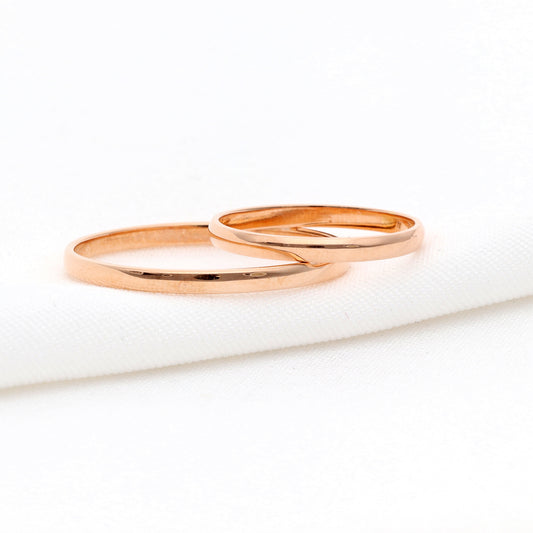 Klasikiniai vestuviniai žiedai 2mm