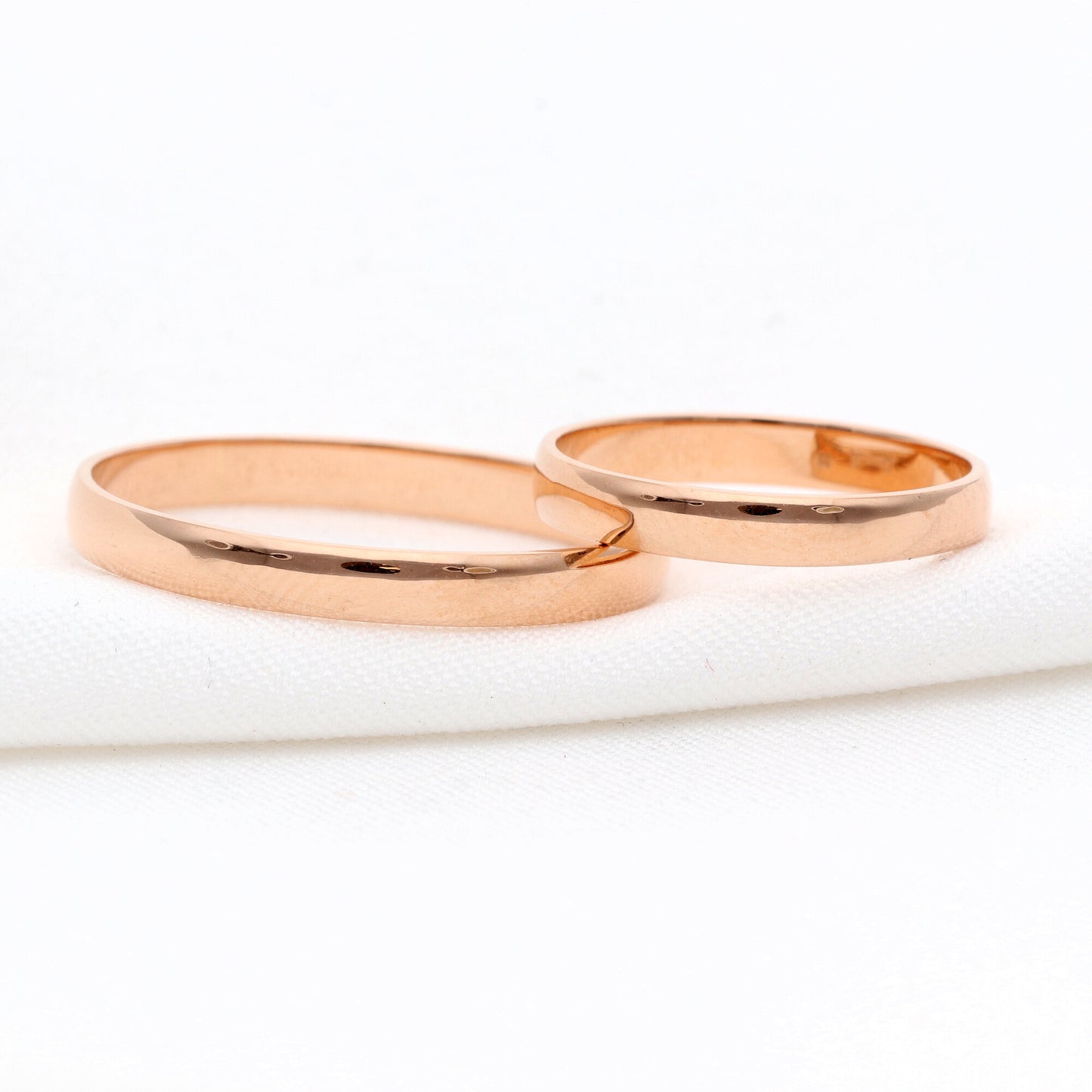 Klasikiniai vestuviniai žiedai 3mm