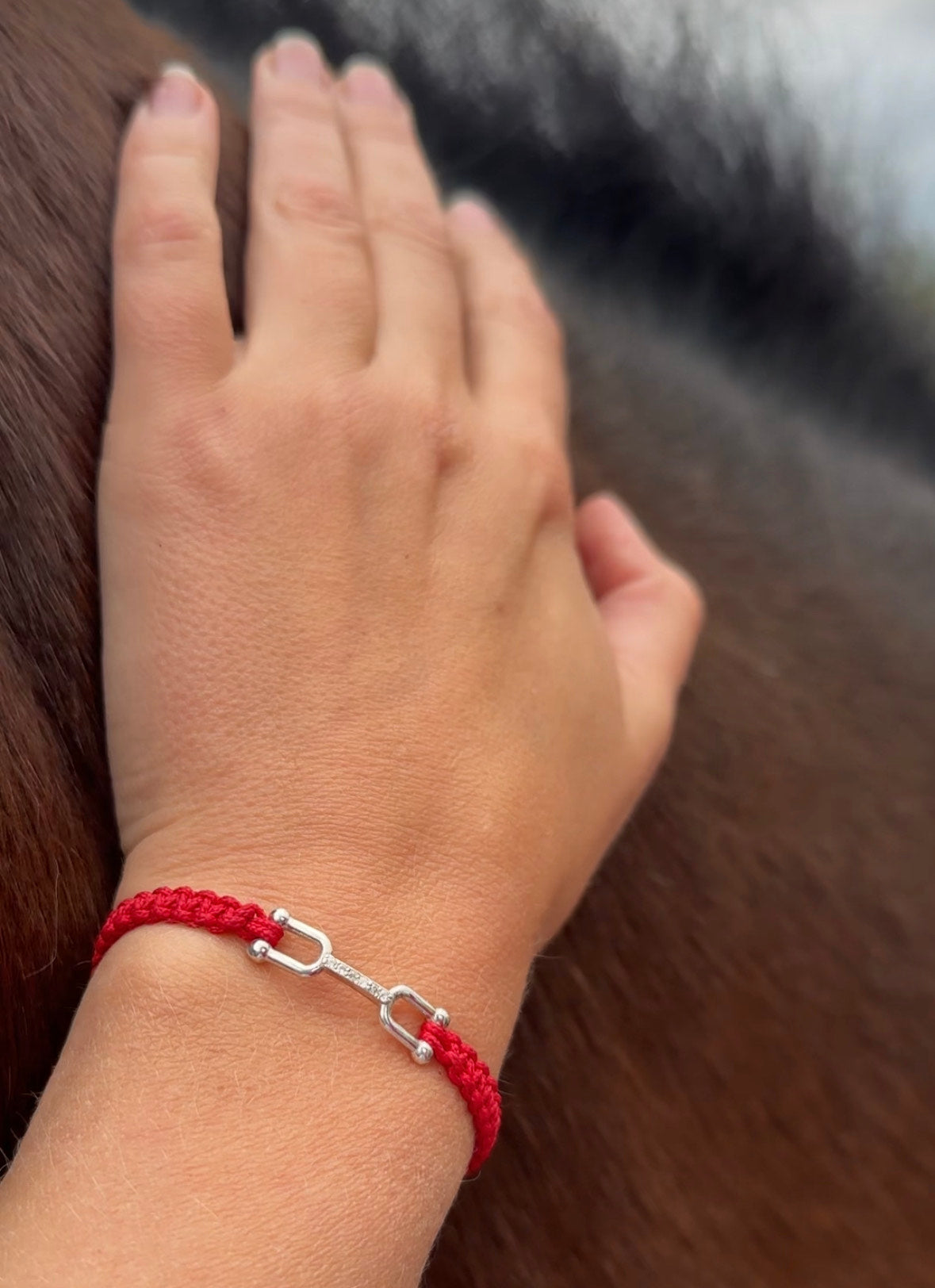 equestrian bracelet apyrankė žirgai