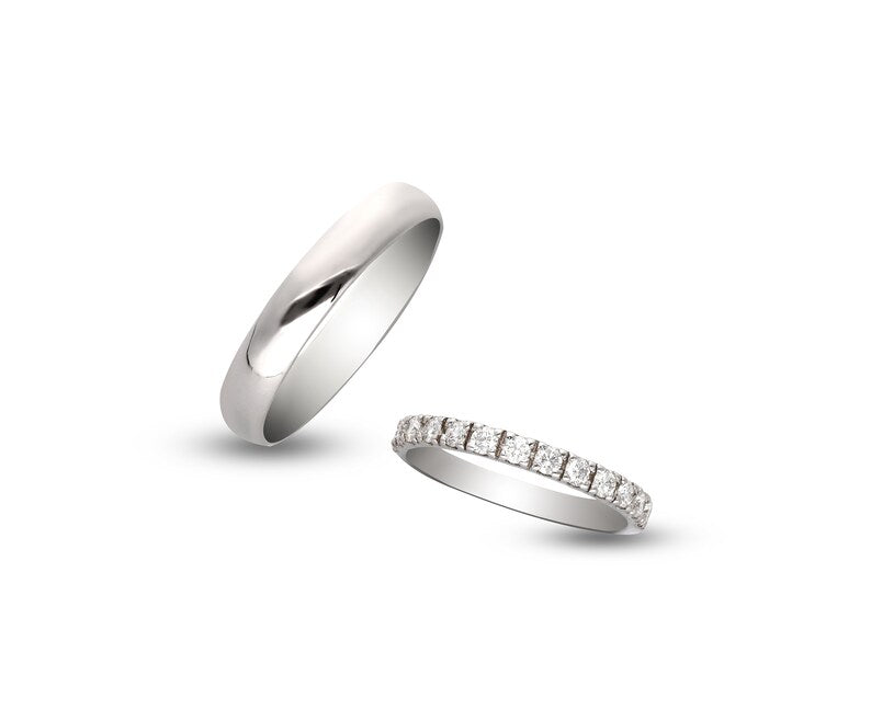 Vestuviniai žiedai Deimantinė klasika