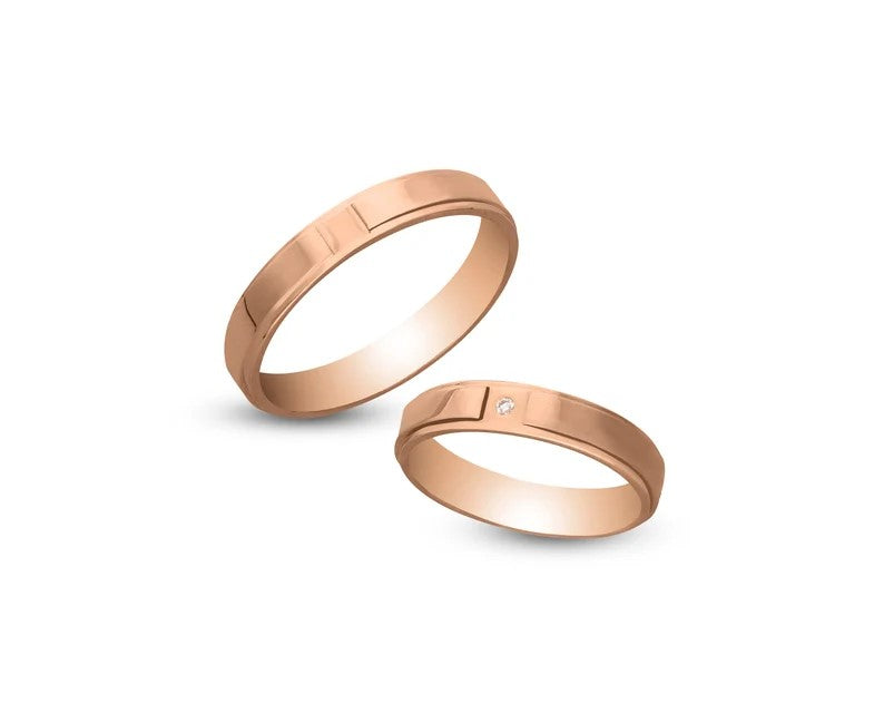Vestuviniai žiedai Moderni klasika